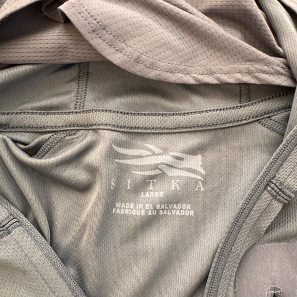 SITKA GEAR Core Lightweight Hoody Lead(Gray) LARGE Great Condition - Picture 7 of 10